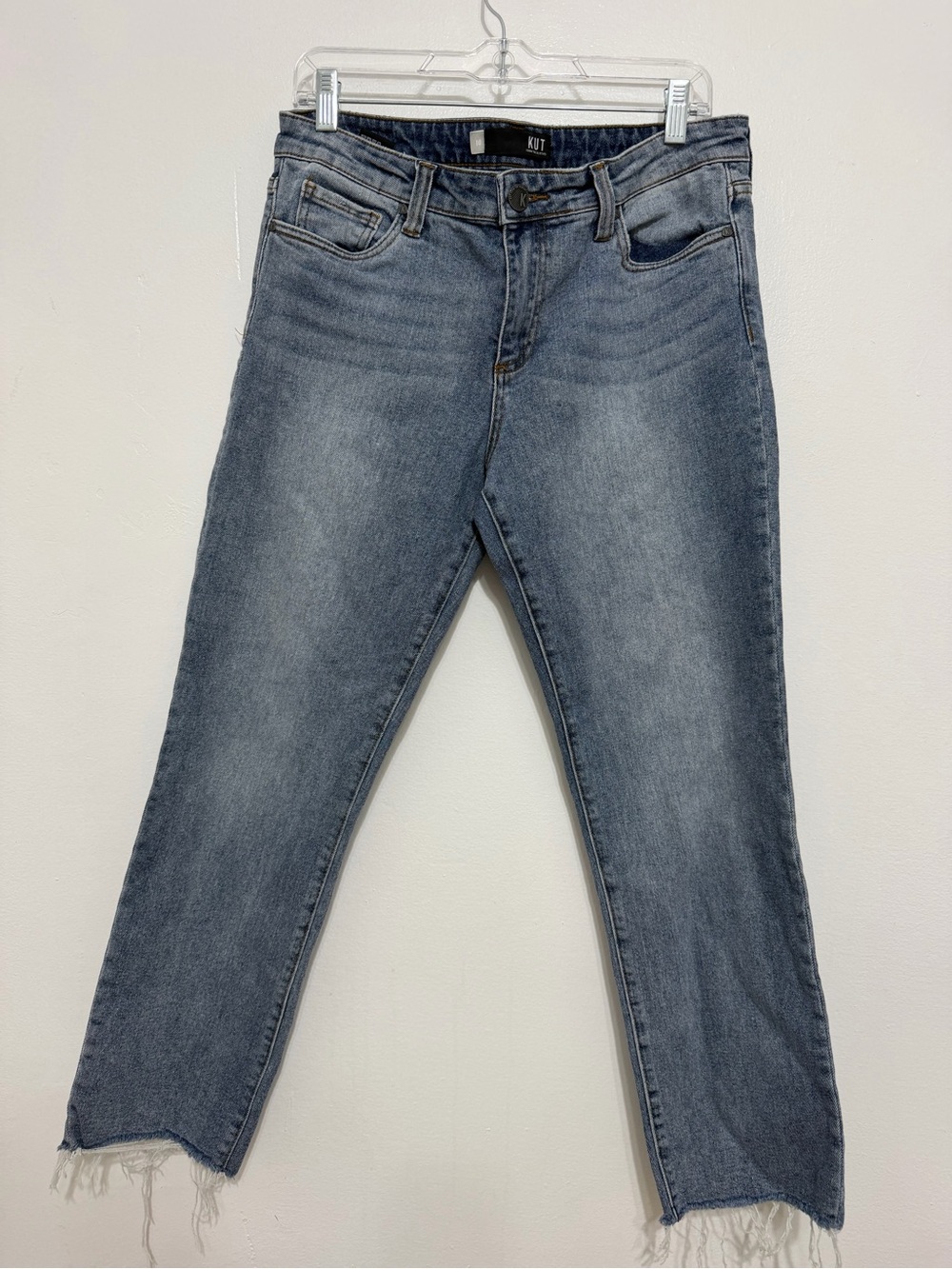 Kut from the Kloth Reese Ankle Straight Leg Blue Slim-Straight Jeans